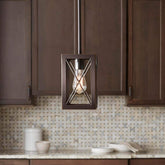 Cordelia Lighting 1-Light Royal Bronze Mini-Pendant - Like New